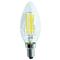 LAMPADA LED RA95 CANDELA C35 Filament Trasparente, E14, 5,5W, FA320°, 4000K, 220Vac, LM470, 35*97mm