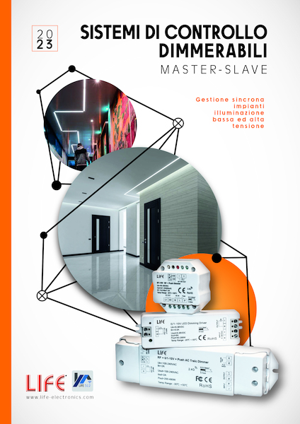 Brochure Sistemi di controllo dimmerabili MASTER-SLAVE 2023