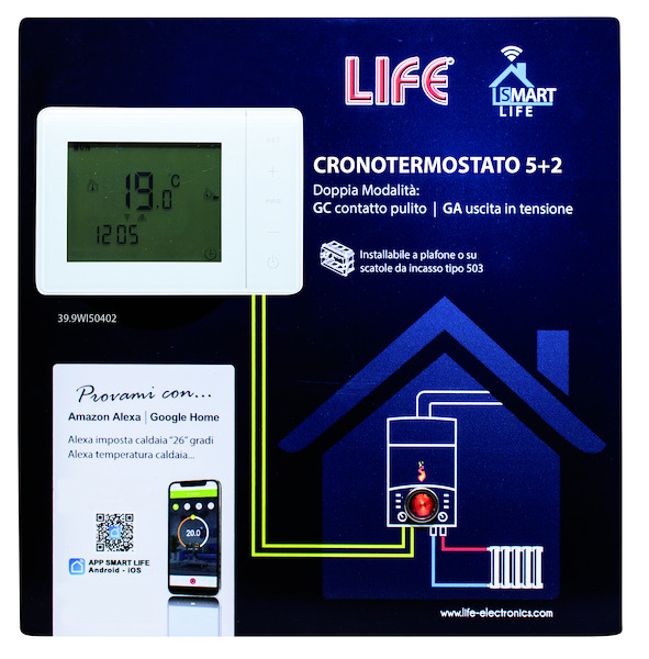 Pannello Espositivo LIFE Cronotermostato SmartLIFE 2023