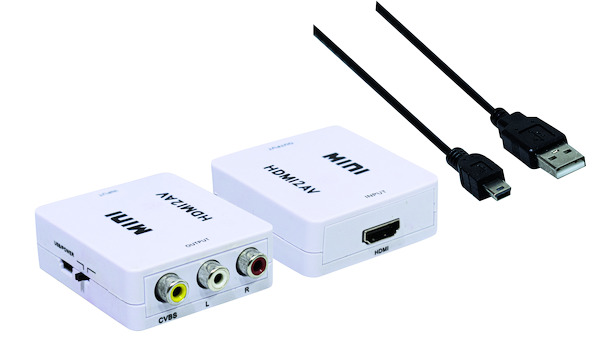 HDMI CONVERTITORE da HDMI 1080p ad A/V (CVBS)