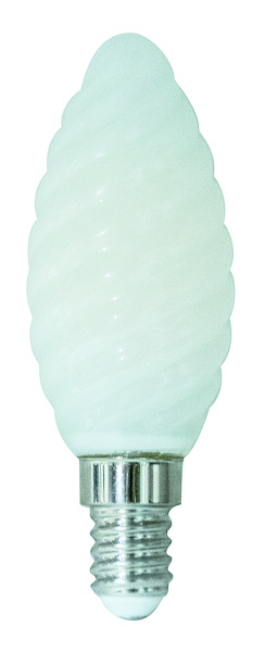 LAMPADA LED C.TORTIGLIONE ST35 serie Filament Milky,E14, 6.5W,FA320°,2700K,220Vac,LM806,CRI80,35*97mm