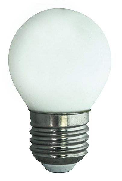 LAMPADA LED G45 serie Filament Milky, E27, 4W, FA320°,6500K,220Vac,LM450,CRI80, 45*75m, Box