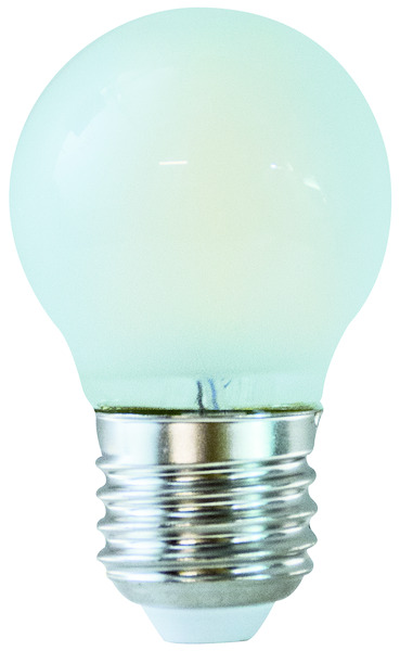 LAMPADA LED G45 serie Filament Frost, E27, 4.5W, FA320°,2700K,220Vac,LM470,CRI80, 45*78mm, Box