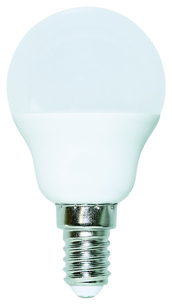 LAMPADA LED MINISFERA G45 ST, E14, 4.2W, FA270°, 3000K, 220Vac, LM470, CRI80, 45*82mm BOX