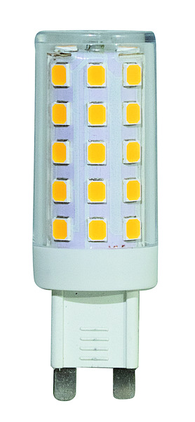 LAMPADA LED G9, 4,8W, FA300°, 3000K, 220Vac, LM530, CRI80, 19*56mm, BOX