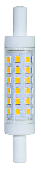 LAMPADA LED R7s-L78 SLIM, 5W, 360°, 3000K, 220Vac,  550LM, CRI80, 78*15mm, BOX