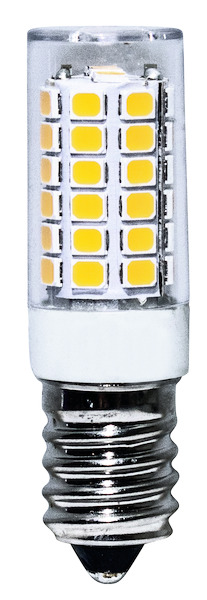LAMPADA LED TUBOLARE T16, E14, 3W, 3000K, 220Vac, LM350, CRI80, 16*54mm BOX