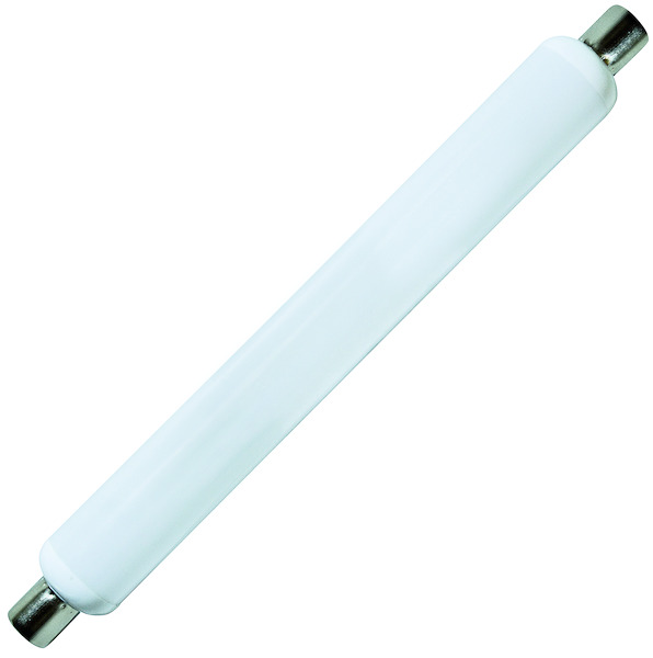 LAMPADA LED TUBOLARE S19, 12W, FA360°, 3000K, 220Vac, 1000LM, CRI80, 35*309mm, BOX