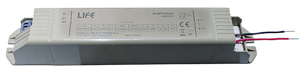 TRASFORMATORE per LED 150W, 325mA, 410-460Vdc (500Vdc max), IP20, adatto per 39.9PF16143*