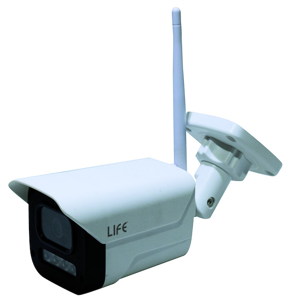 Telecamera IP SMARTLIFE 2,4Ghz, DA ESTERNO IP65, 2.0Mpx, L.3,6mm, 4 LED, in PVC
