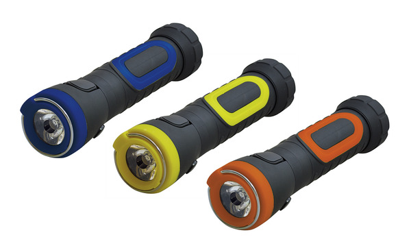 LAMPADA DA LAVORO TELESCOPICA LED COB 3W+1W, BATTERIE 4xAAA, 46x46x253mm, ARANCIONE, BLU E GIALLO LAMPADA DA LAVORO TELESCOPICA LED COB 3W+1W, BATTERIE 4xAAA, 46x46x253mm, ARANCIONE, BLU E GIALLO