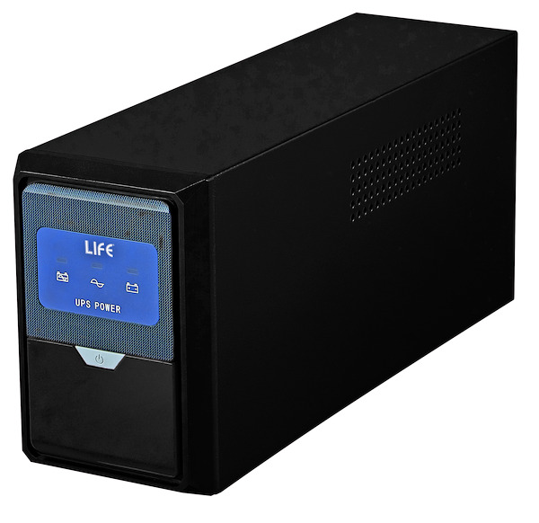 UPS OFF-LINE 1000VA/510W, 1 Batterie 12V 9.0Ah, Case metallico, Peso 5.8kg