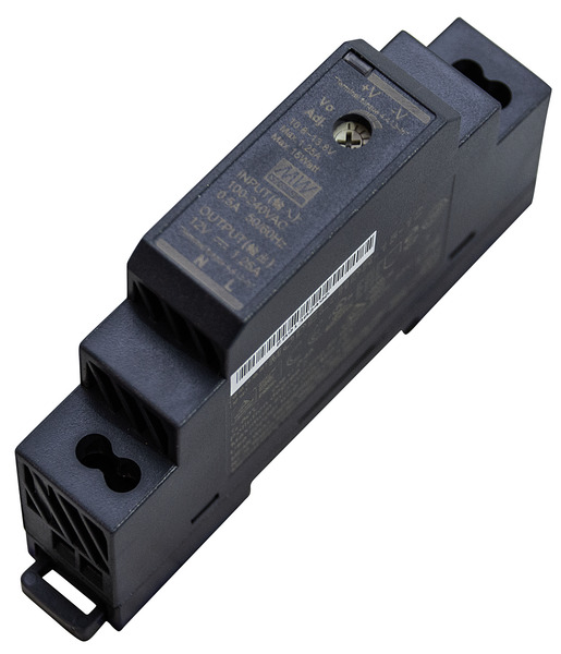 Aliment. Ultra Slim DIN Rail,12Vdc 1,25A 15W IN:85-264V~ DIM.:17,5x90x54,5mm HDR-15-12 MEAN WELL Aliment. Ultra Slim DIN Rail,12Vdc 1,25A 15W IN:85-264V~ DIM.:17,5x90x54,5mm HDR-15-12 MEAN WELL