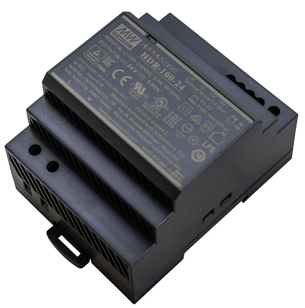 Aliment. Ultra Slim DIN Rail,24Vdc 3,83A 92W IN:85-264V~ DIM:70x90x54,5mm HDR-100-24 MEAN WELL Aliment. Ultra Slim DIN Rail,24Vdc 3,83A 92W IN:85-264V~ DIM:70x90x54,5mm HDR-100-24 MEAN WELL