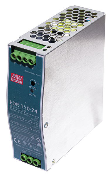 Aliment. Metallico DIN Rail,24Vdc 6.5A 156W IN:90-264V DIM:40x125,2x113,5mm EDR-150-24 MEAN WELL Aliment. Metallico DIN Rail,24Vdc 6.5A 156W IN:90-264V DIM:40x125,2x113,5mm EDR-150-24 MEAN WELL