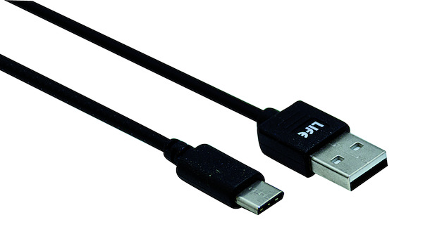 CAVO USB DATI E ALIMENTAZIONE SPINA TIPO A - SPINA TIPO C, 1,0M, Velocità 480Mbp/s, NERO