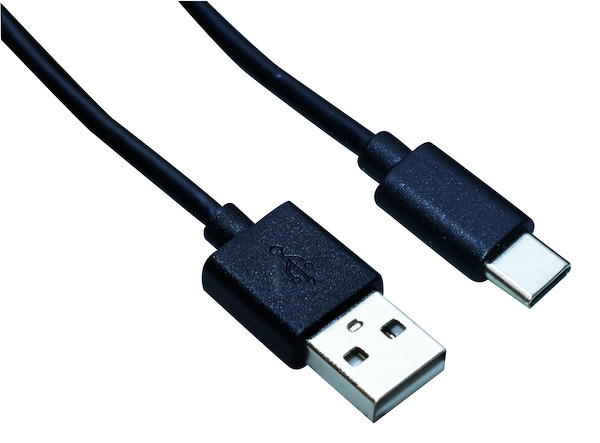 CAVO USB DATI E ALIMENTAZIONE SPINA TIPO A - SPINA TIPO C, 2,0M, Velocità 480Mbp/s, NERO