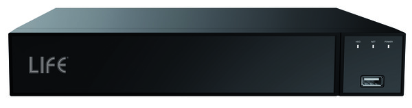 NVR 16CH-8Mpx, 8 POE 25fps/CH H265, Video Out 4K HDMI/VGA, Banda max 100 MB ,HDD NON INCLUSO