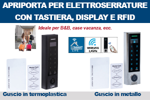 Unità di controllo apriporta per elettroserrature
