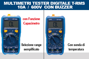 Multimetro Tester Digitale T-RMS