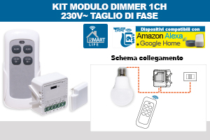 KIT Modulo 1CH Dimmer triac