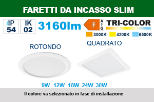 Faretti da incasso IP54