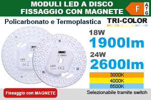 MODULO LED A DISCO CON MAGNETE