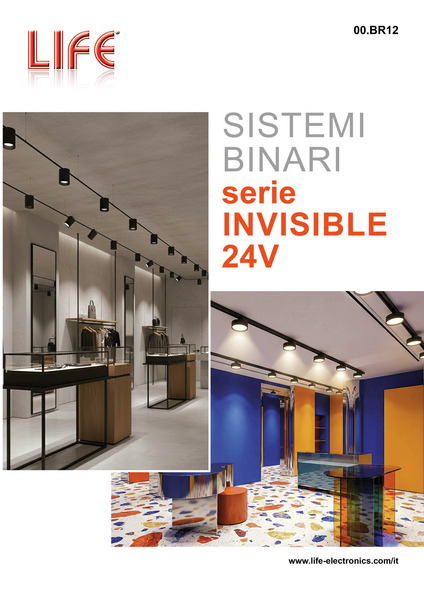 BROCHURE SISTEMI BINARI ELETTRIFICATI 24V serie INVISIBLE (2026)