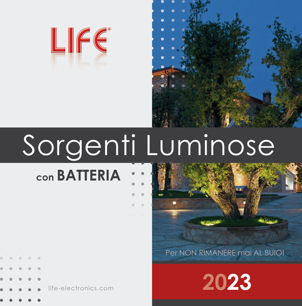 BROCHURE SORGENTI LUMINOSE CON BATTERIA 2023