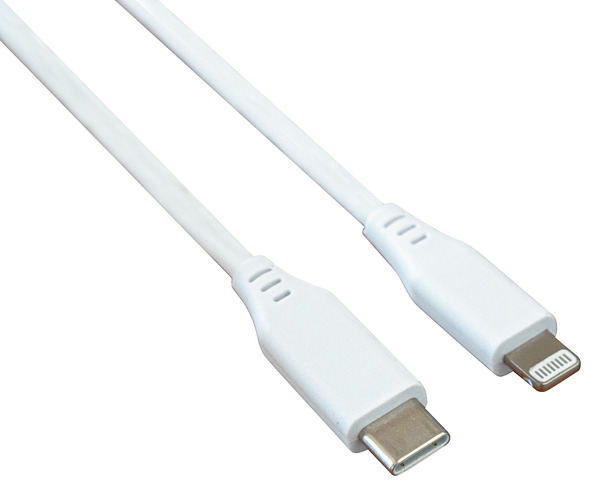 CAVO USB DATI E ALIMENTAZ SPINA TIPO C - CONN. LIGHTING, 1M, Made for iPHONE 14/13/12/11/X/XS/8/7/iPAD CAVO USB DATI E ALIMENTAZ SPINA TIPO C - CONN. LIGHTING, 1M, Made for iPHONE 14/13/12/11/X/XS/8/7/iPAD