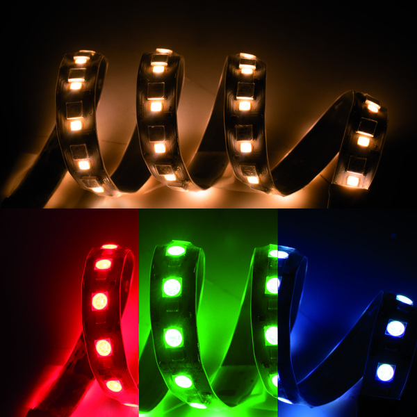 Striscia RGB+Bianco Caldo 168LED/m: 84LED/m 5050 +84LED 2835, IP65H, 24V, 20W/m, 3000K 560lm/m, PREZZO per 5m - PCB 12mm Striscia RGB+Bianco Caldo 168LED/m: 84LED/m 5050 +84LED 2835, IP65H, 24V, 20W/m, 3000K 560lm/m, PREZZO per 5m - PCB 12mm