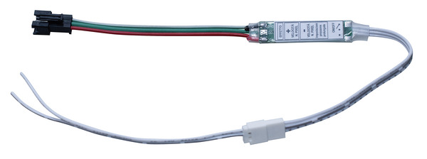 Controller per striscia LED Digitale con comando ad Interruttore, 12-24V 1000pixel, 3 Effetti con 10 velocità (Running, Flow,etc.)