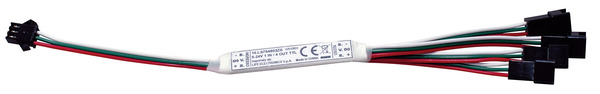Amplificatore/Splitter per strisce LED Digitale  1 Ingresso / 4 Uscite