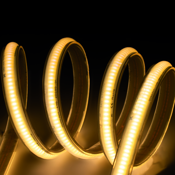 Striscia LED COB, IP65, 220Vac-240Vac 14W/m, L.CALDA 3000K±5%, 1200lm/m, PREZZO per 20m Striscia LED COB, IP65, 220Vac-240Vac 14W/m, L.CALDA 3000K±5%, 1200lm/m, PREZZO per 20m