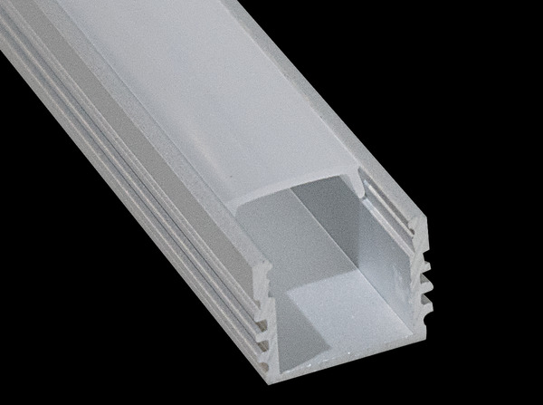 KIT 40pz Profilo alluminio Cartongesso o Parete, 2m Dissip.22W/m,Inc.12,5mm(16,2x12,79),Cover satin KIT 40pz Profilo alluminio Cartongesso o Parete, 2m Dissip.22W/m,Inc.12,5mm(16,2x12,79),Cover satin