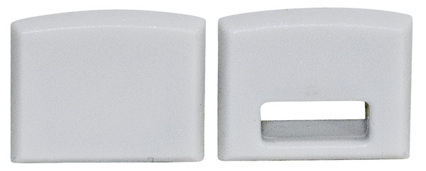SET 10pz Tappo di chiusura per profilo alluminio 16.LTP5012, 5pz senza foro + 5pz con foro SET 10pz Tappo di chiusura per profilo alluminio 16.LTP5012, 5pz senza foro + 5pz con foro