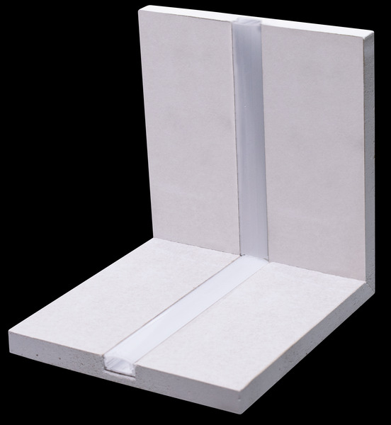 Giunto ad L su spigolo 90° per profilo 16.LTP7316KS5 Made in Italy