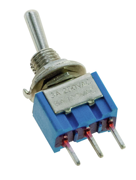 DEVIATORE MINIATURA 6A 125VAC ON-ON TCS