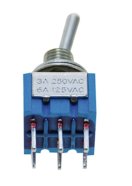 DOPPIO DEVIATORE MINIATURA 6A 125VAC ON-ON TCS