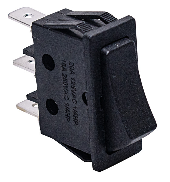 Deviatore tasto Nero 15A 250V~ T-max 85°C Deviatore tasto Nero 15A 250V~ T-max 85°C