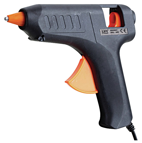 PISTOLA INCOLLATRICE A CALDO 25W (MAX 40W) 240V, COMPATIBILE CON COLLA STICK D.11.2MM PISTOLA INCOLLATRICE A CALDO 25W (MAX 40W) 240V, COMPATIBILE CON COLLA STICK D.11.2MM