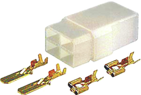 KIT BLOCCHETTI FASTON 2POLI MAS/FEM