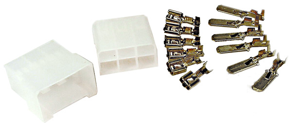 KIT BLOCCHETTI FASTON 6POLI MAS/FEM