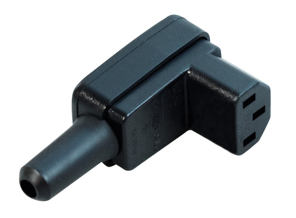 PRESA TRIPOLARE C13 10A 250V AD ANGOLO, UL PRESA TRIPOLARE C13 10A 250V AD ANGOLO, UL