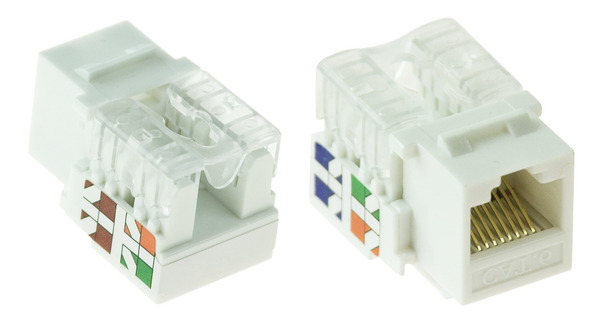 PRESA KEYSTONE MODULARE PLUG RJ45 8P/8C CAT6, DA PANNELLO PRESA KEYSTONE MODULARE PLUG RJ45 8P/8C CAT6, DA PANNELLO