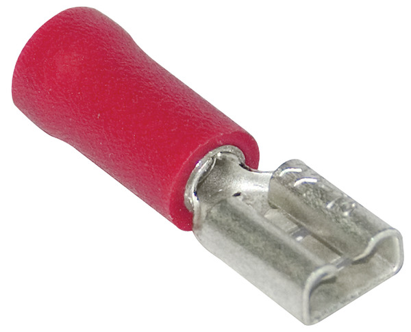 FASTON FEMMINA 4,8mm ISOL.ROSS