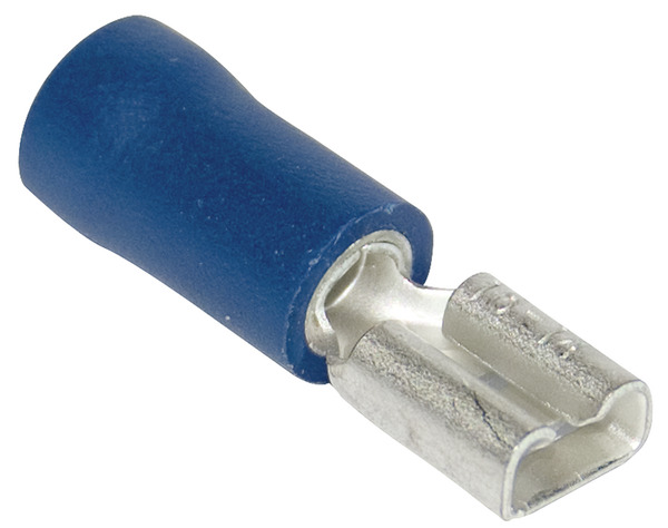 FASTON FEMMINA 4,8mm ISOL. BLU