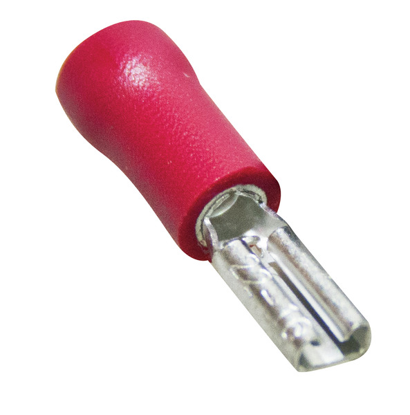 FASTON FEMMINA 2,8mm ISOL. ROSSO
