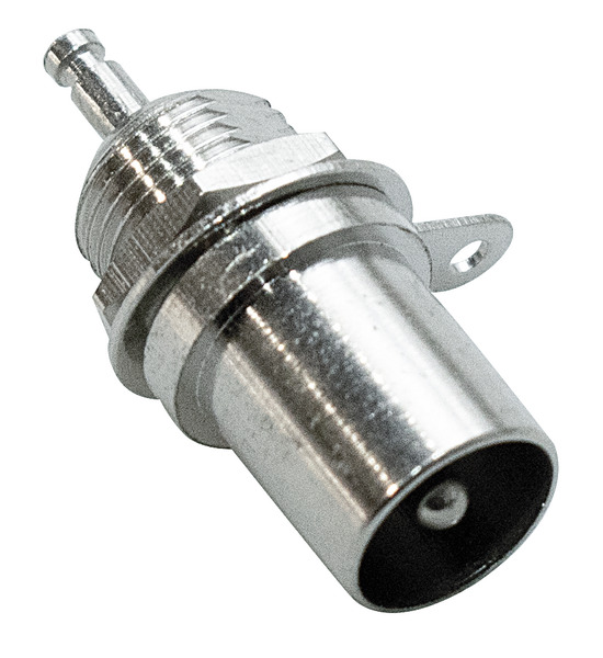 SPINA 75 Ohm 9,5mm METALLICA DA PANNELLO SPINA 75 Ohm 9,5mm METALLICA DA PANNELLO