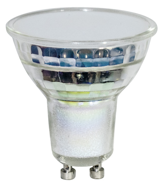 LAMPADA LED PAR16 Vetro, GU10, 4.5W, BA120°, 6500K, 220Vac, LM450 (F.T.), CRI80, 50*55mm, Classe F